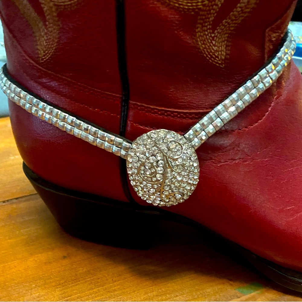 Rhinestone boot charm wrap (boots not included)